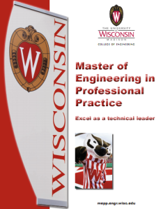 Masters of Engineering Professional Practice, University of Wisconsin